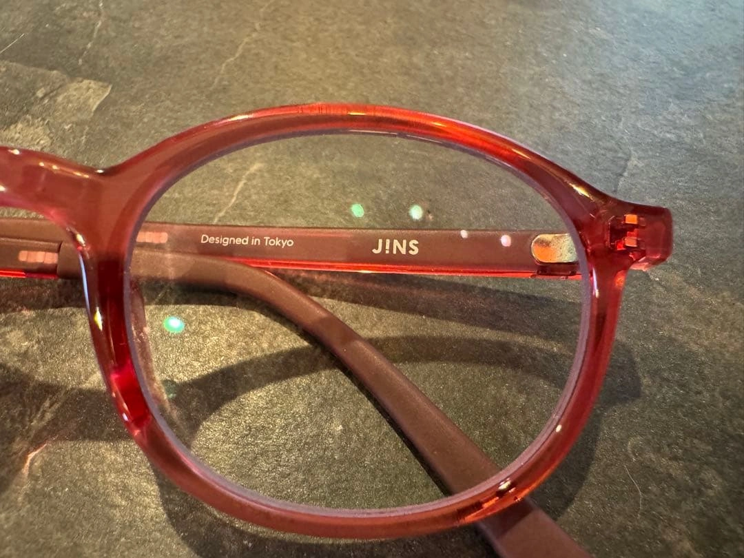 子供用眼鏡JINS kids PC用メガネ FPC-17A-104K ボストン型の写真5枚目