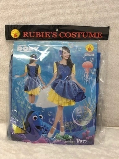 ディズニー ドリー Dory ハロウィン コスプレ 衣装 未使用 ニモの写真2枚目