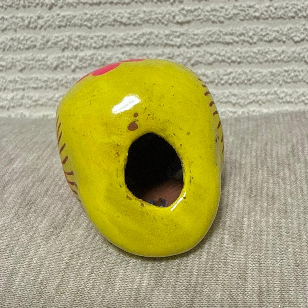 メキシコ カラベラ 陶器製 メキシカンスカル置物ドクロの写真5枚目