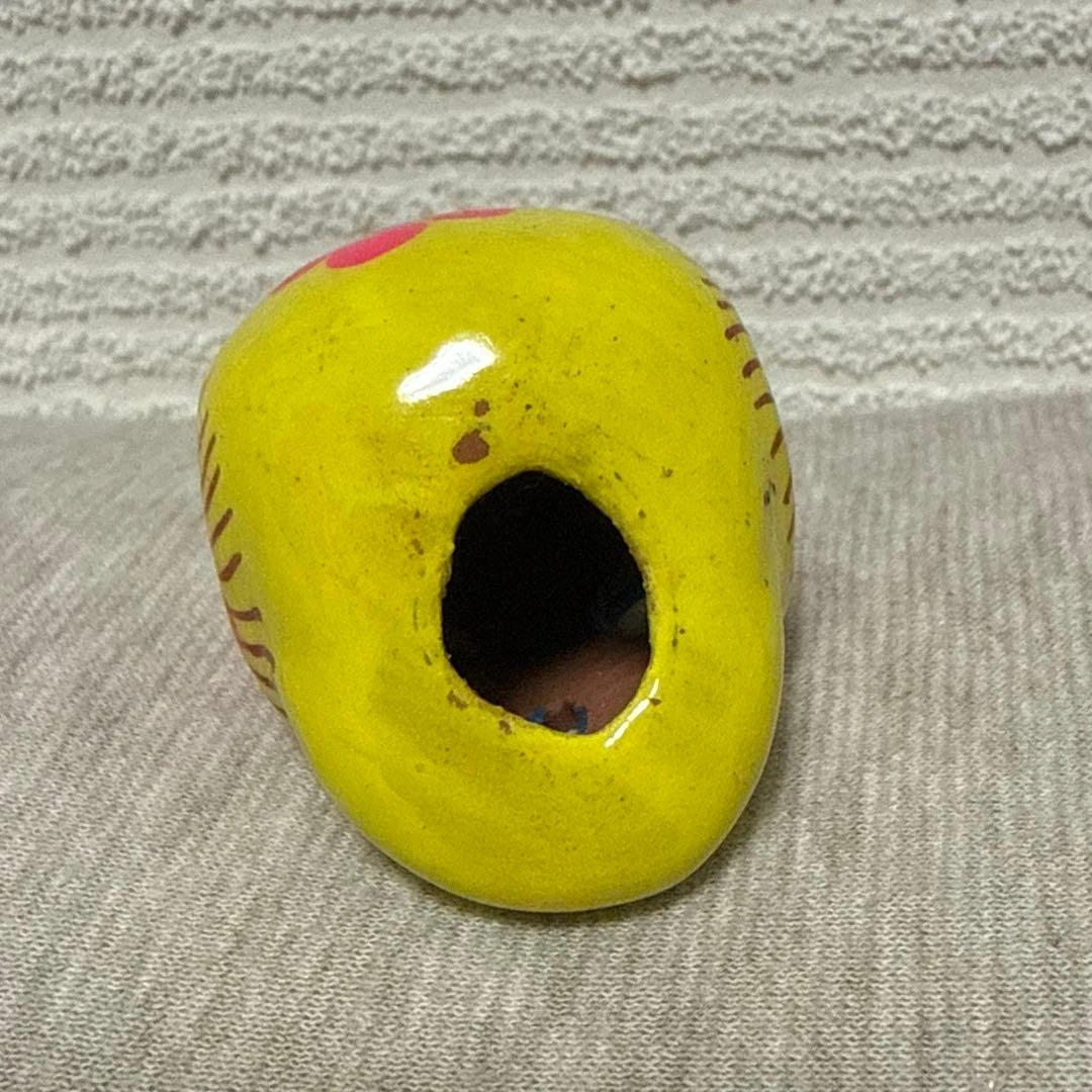 メキシコ カラベラ 陶器製 メキシカンスカル置物ドクロの写真5枚目