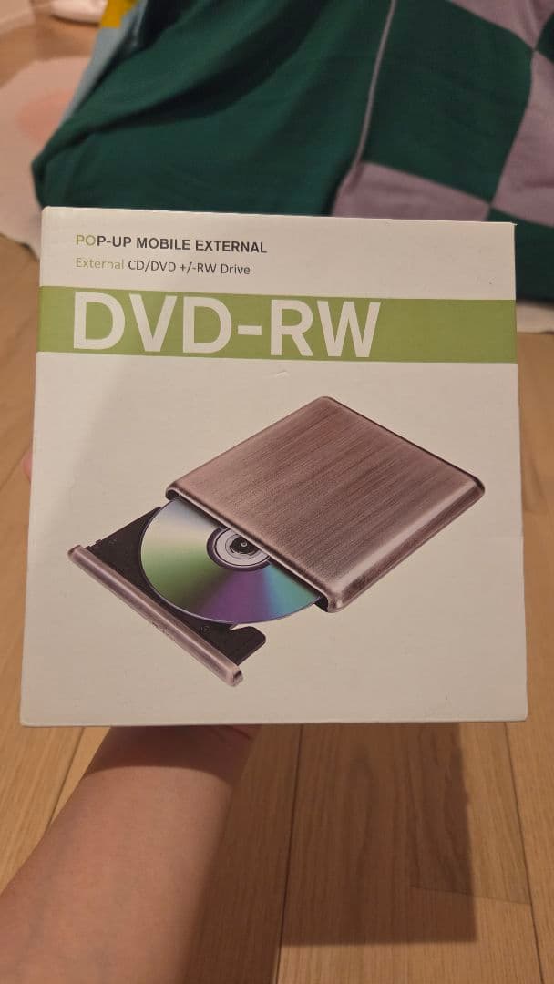 外付けDVD-RWドライブ ポータブル USB3.0対応