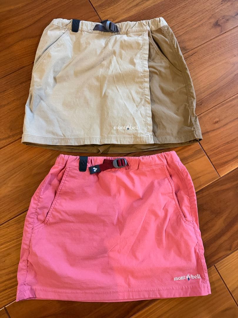 mont-bell キッズ スカート&キュロット130cm 2枚セット