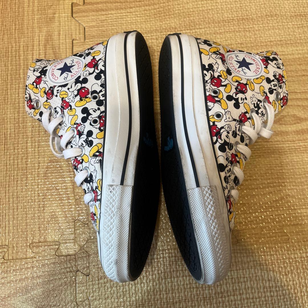 CONVERSE ALL STAR ミッキーマウス ハイカット 24.5cmの写真3枚目