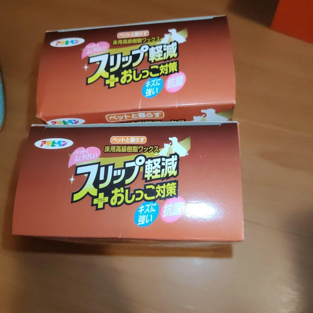 アサヒペン ペットと暮らす 床用高級樹脂ワックス 500ml 2個セットの写真2枚目