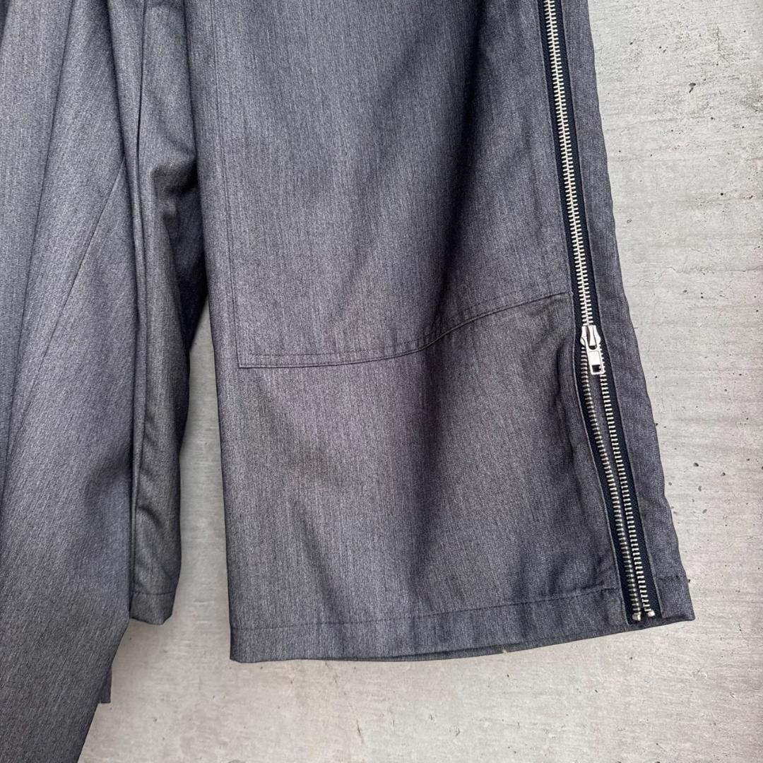 美品 Casper John ノーカラーセットアップ グレー S/Lの写真8枚目