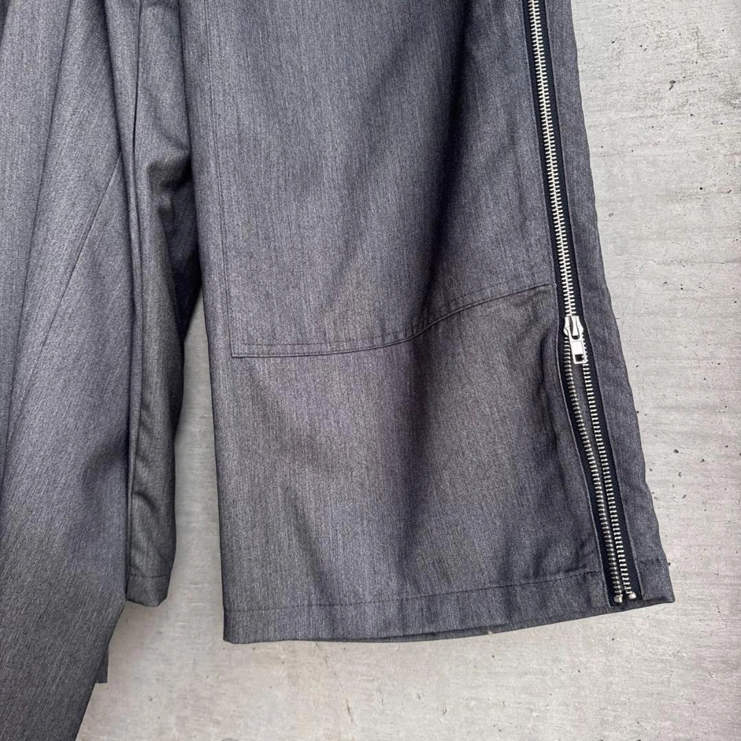 美品 Casper John ノーカラーセットアップ グレー S/Lの写真8枚目