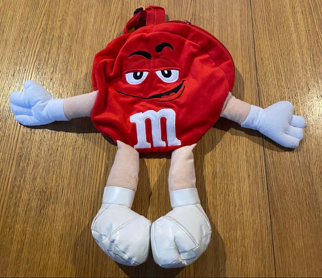 M&M’S WORLD NY キッズ リュック レッド キャラクター 海外限定