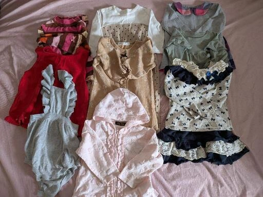 80サイズ 女の子服 まとめて ④の写真3枚目