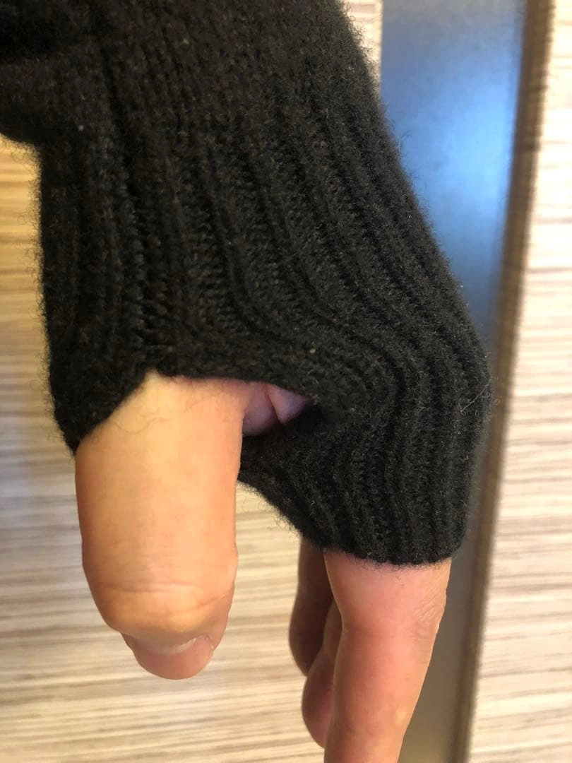 ユニクロ ルメール ニットパーカーの写真6枚目