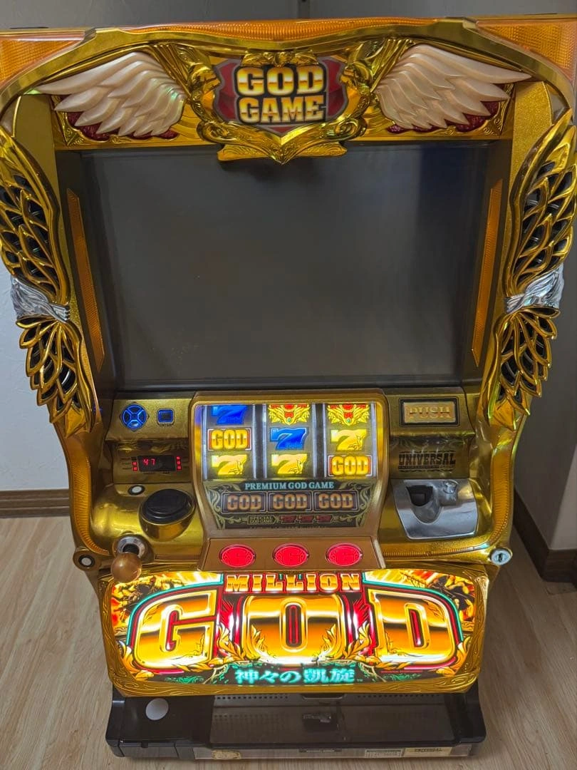ジャンク パチスロ実機 ミリオンゴッド 神々の凱旋 本体