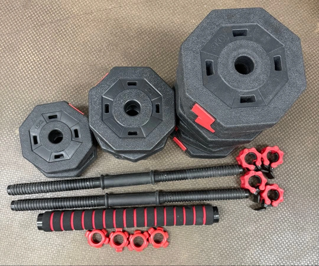可変式ダンベル22.7kg 1個・ダンベル30kg、シャフトセットの写真5枚目