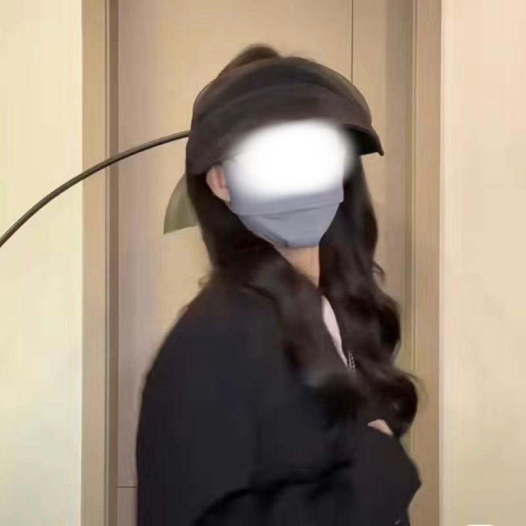 未使用　ブラック サンバイザーの写真3枚目