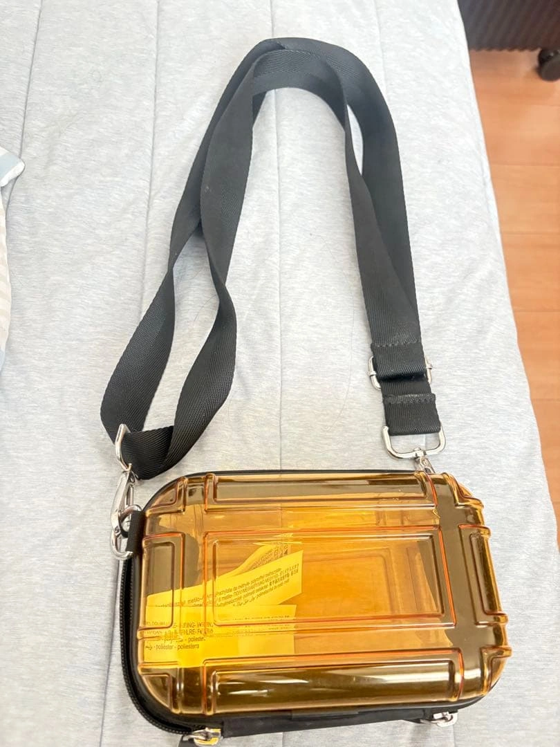 ZARA トランク型 クリアショルダーバッグ
