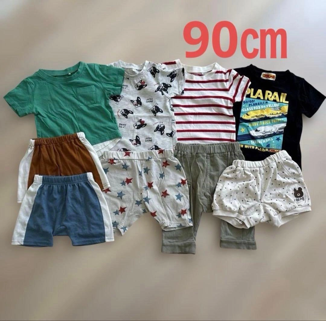 子供服 まとめ売り 90cm Tシャツ パンツ 9点セット