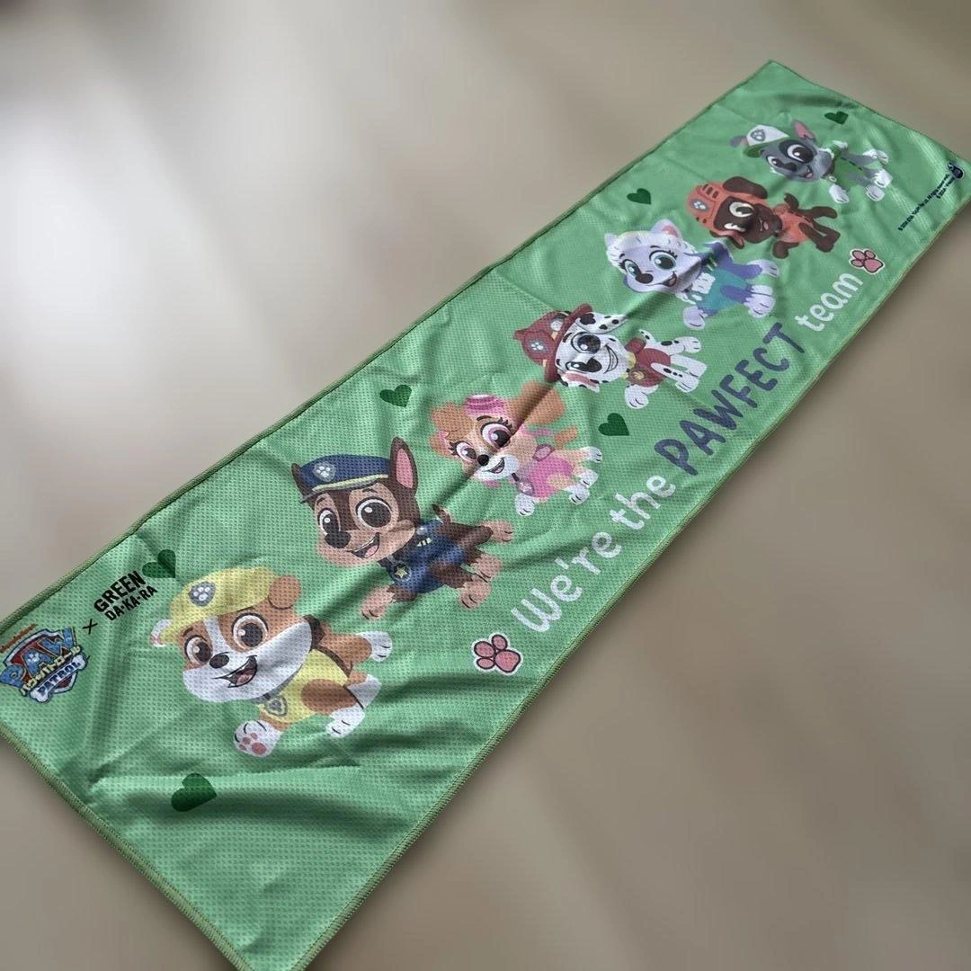 【新品未使用】パウ・パトロール GREEN DA-KA-RA 冷感タオルの写真2枚目