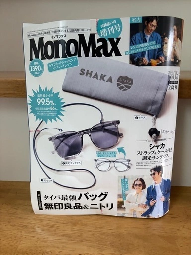 モノマックス シャカコラボ 調光サングラス