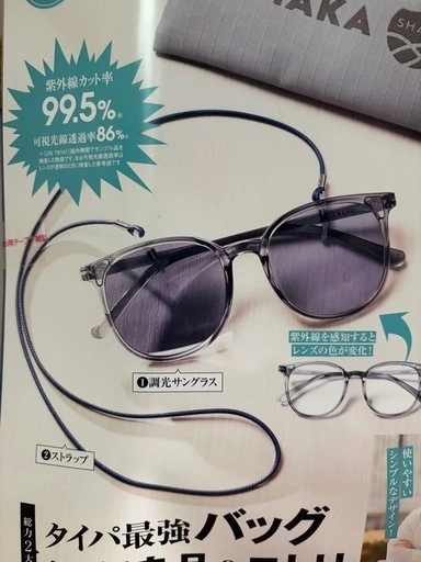 モノマックス シャカコラボ 調光サングラスの写真2枚目