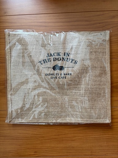JACK IN THE DONUTS ジュートトートバッグ新品未使用