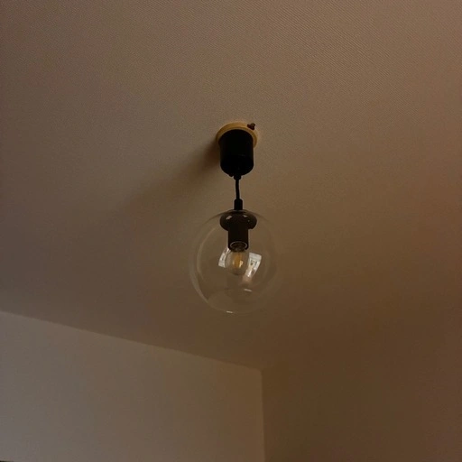 【2個セット】ニトリ ペンダントライト VERRE 1T クリア ガラス製の写真2枚目