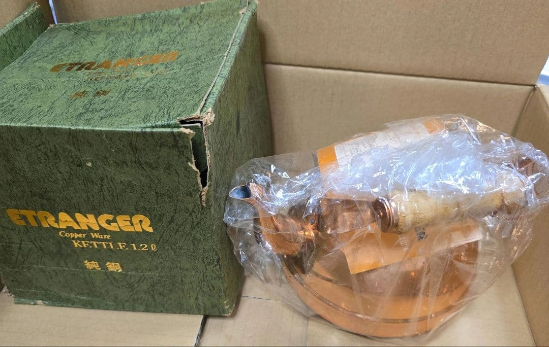 ETRANGER 兼芝 Copper Ware 純銅製 ケトル やかん1.2L