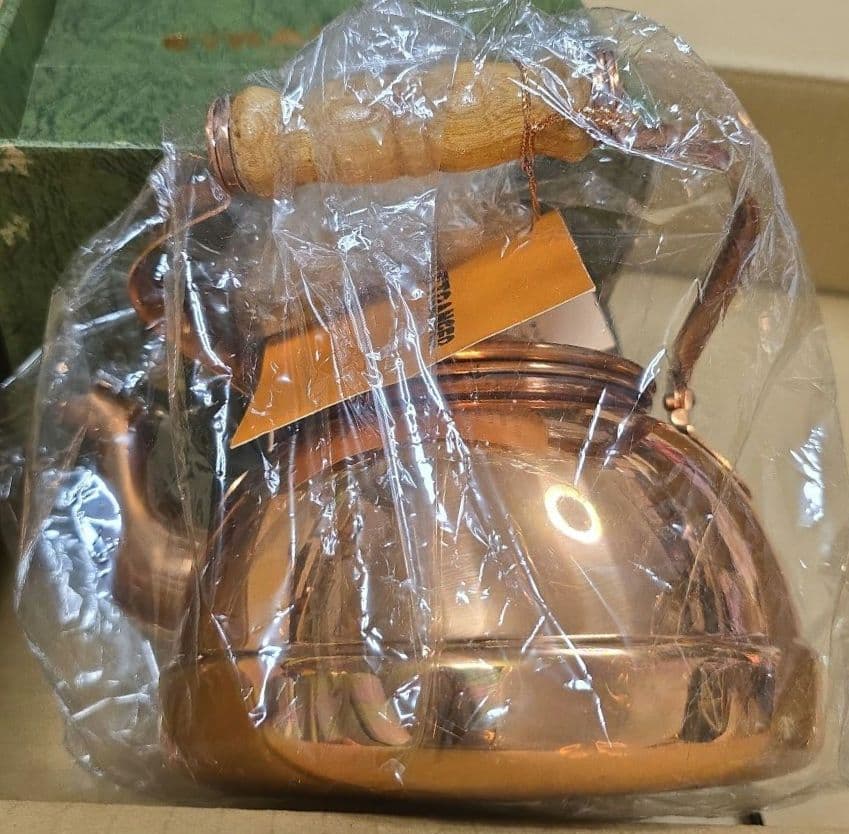ETRANGER 兼芝 Copper Ware 純銅製 ケトル やかん1.2Lの写真2枚目
