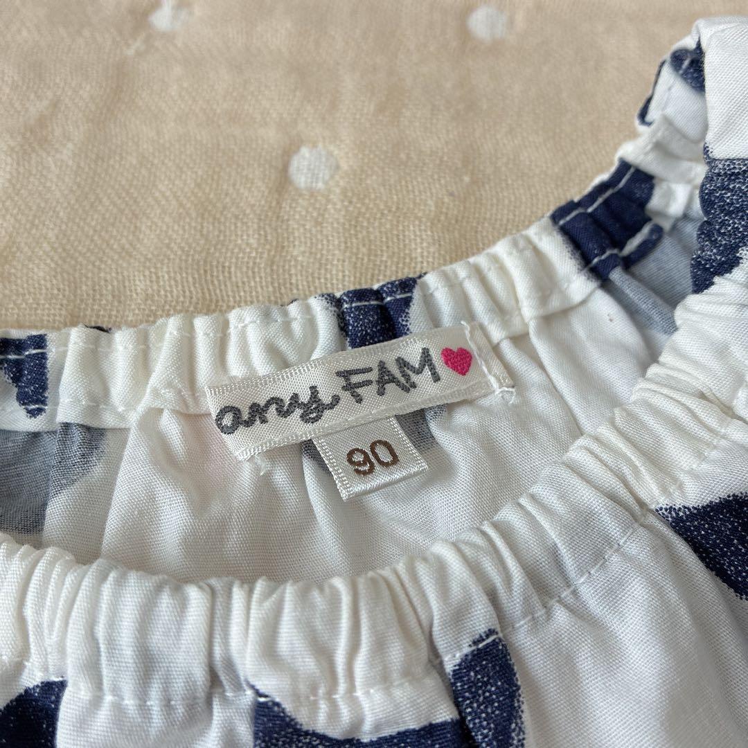 any FAM ワンピース 90cm 猫柄の写真2枚目