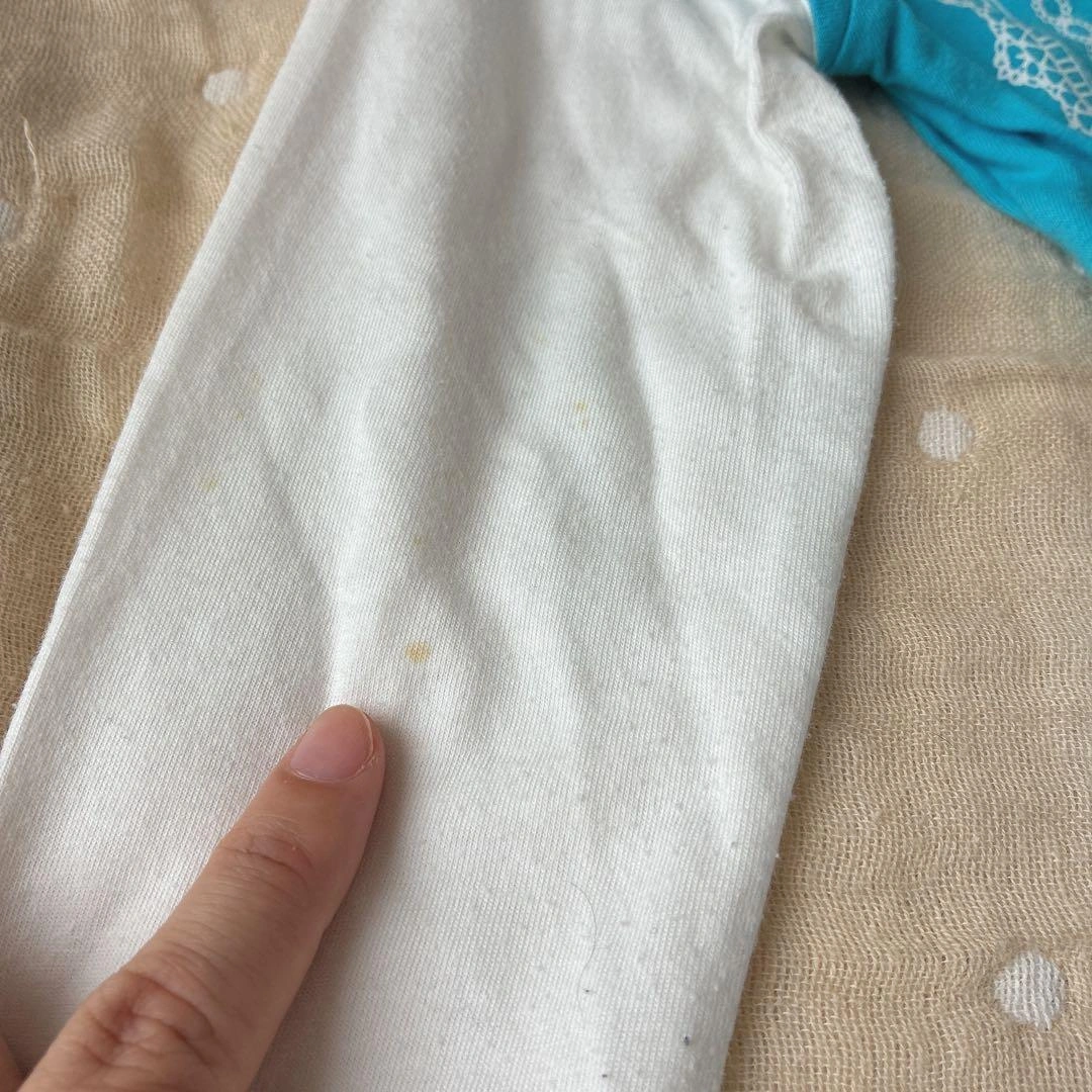 アリス柄 チュールワンピース ブルーの写真3枚目
