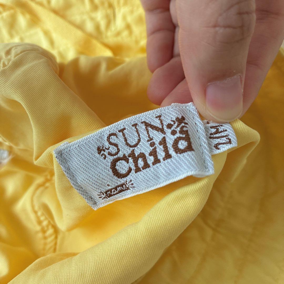 SUN Child ベビー帽子 イエロー 21Mの写真2枚目