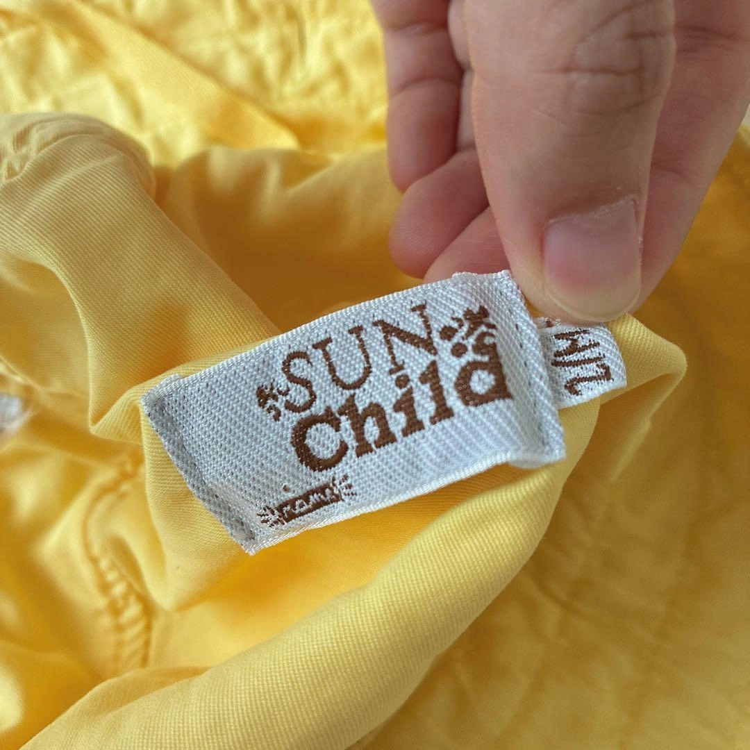 SUN Child ベビー帽子 イエロー 21Mの写真2枚目