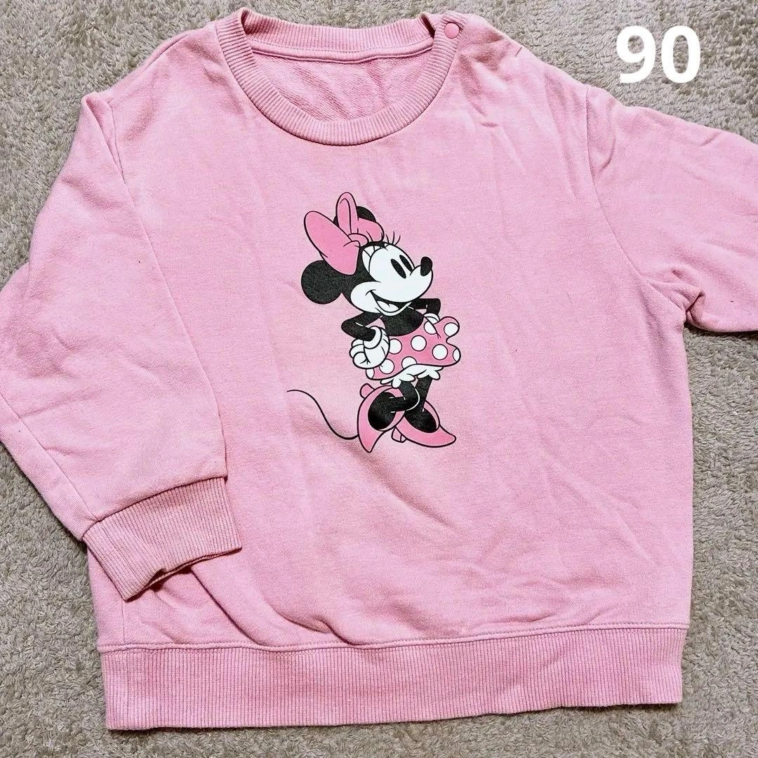 UNIQLO BABY ミニーマウス トレーナー ピンク 90