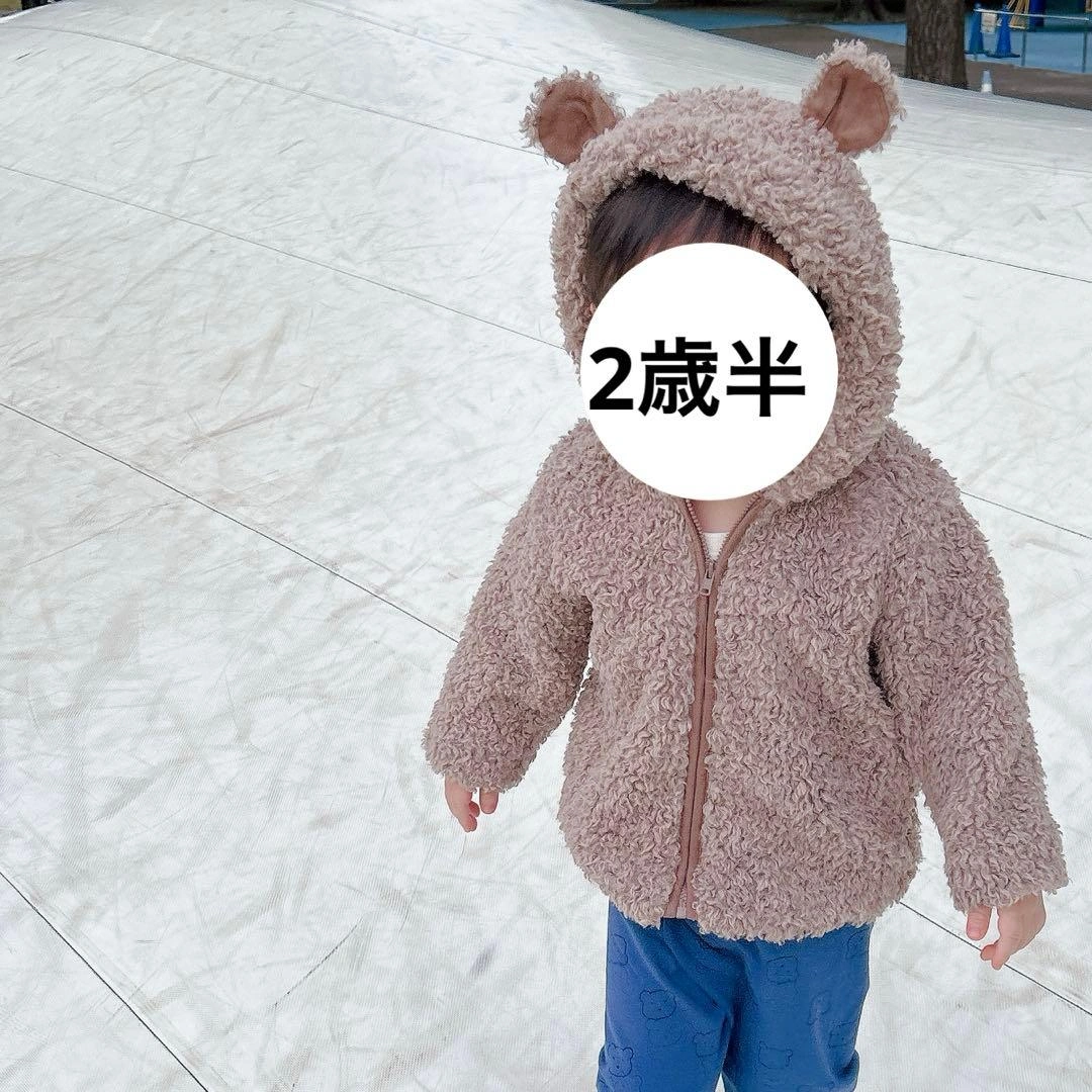 アニエスベー agnes b. ベビー ボアジャケット 犬耳の写真7枚目