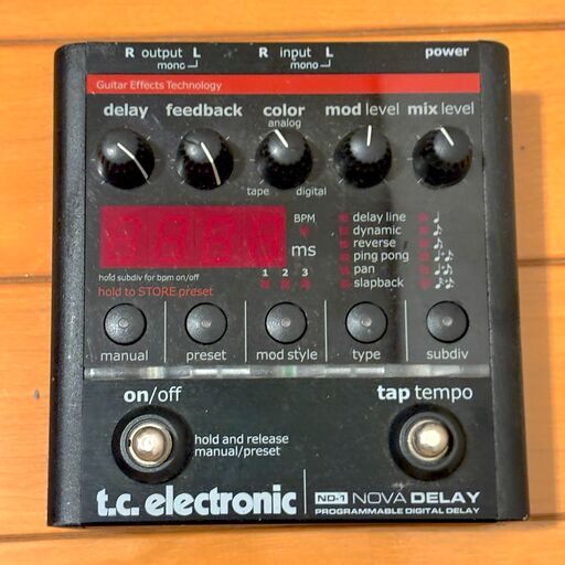 TC Electronic Nova Delay ND-1 デジタルディレイ 美品
