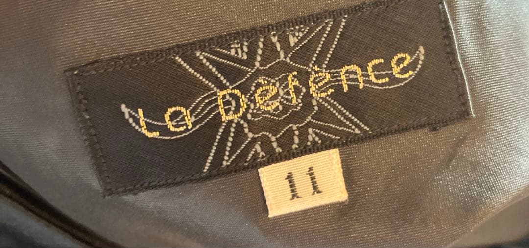 中古品 11 XL トールサイズ La Défense フォーマルワンピース 黒の写真9枚目