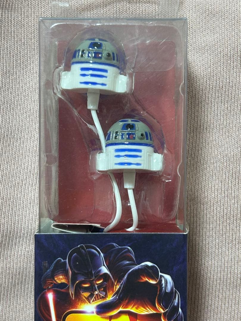 レア 未開封 スターウォーズ R2-D2 ステレオイヤホン 有線の写真5枚目