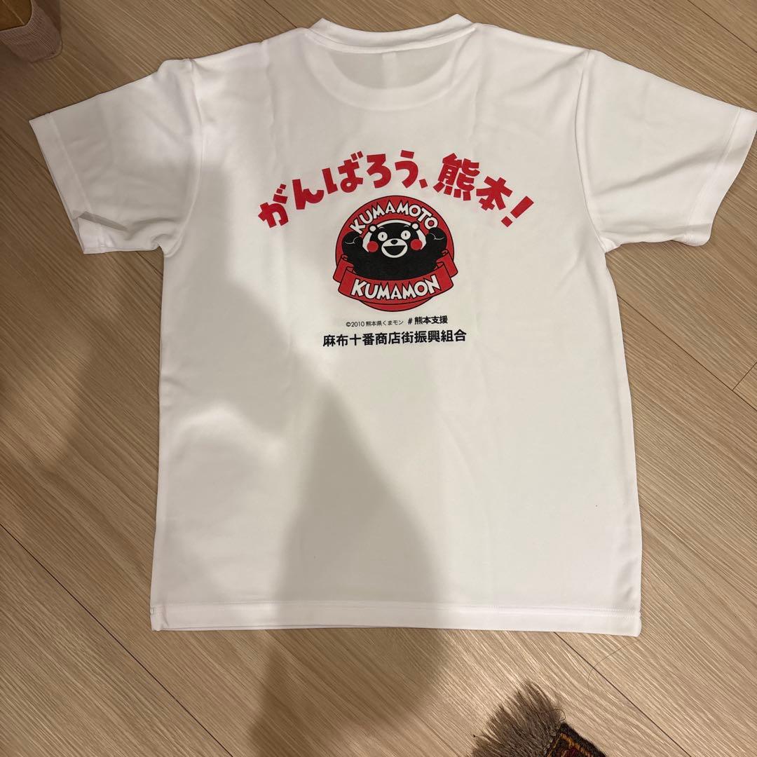 【新品未使用】麻布十番 くまモン Tシャツ ホワイト Mの写真4枚目