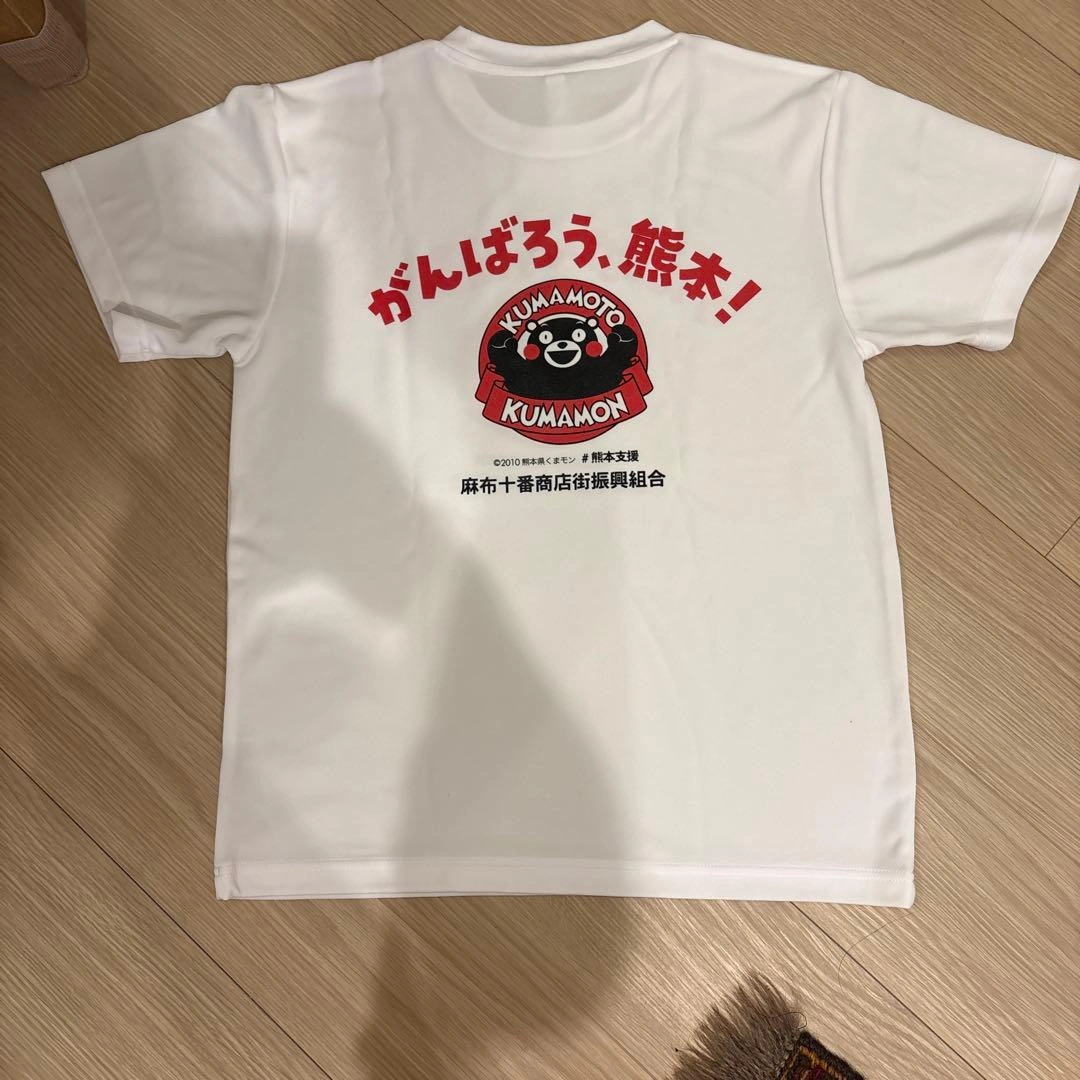 【新品未使用】麻布十番 くまモン Tシャツ ホワイト Mの写真4枚目