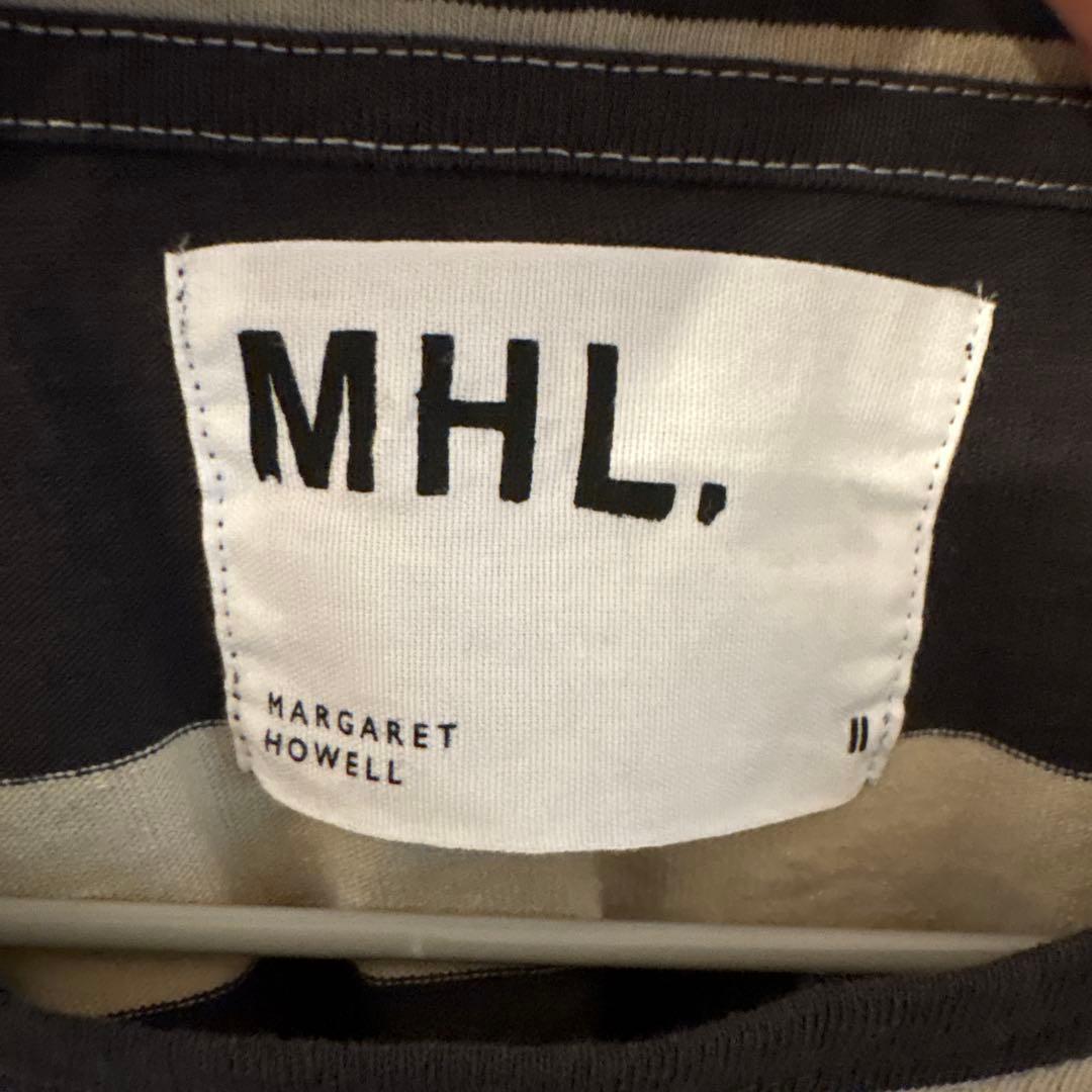 MHL. MARGARET HOWELL ボーダー長袖カットソーの写真2枚目