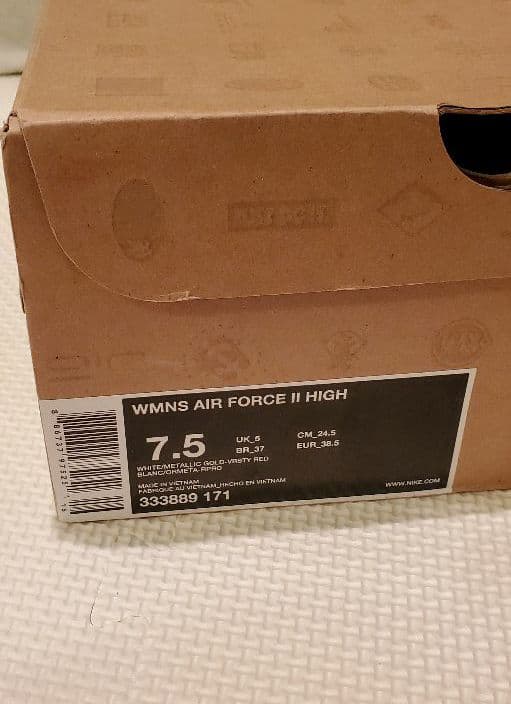 限定！ NIKE AIR FORCE2 HI エアフォース2 スニーカーの写真7枚目