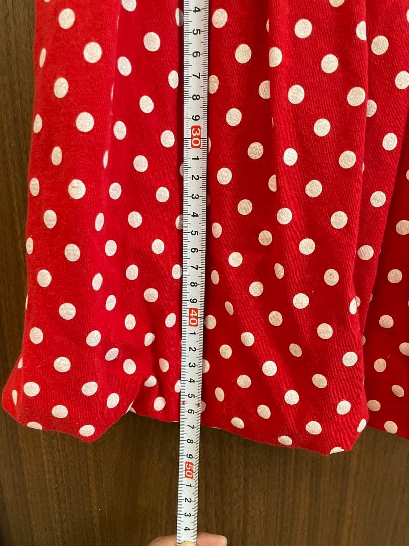 美品 ミニーちゃん　ワンピース　90cm コスプレの写真5枚目