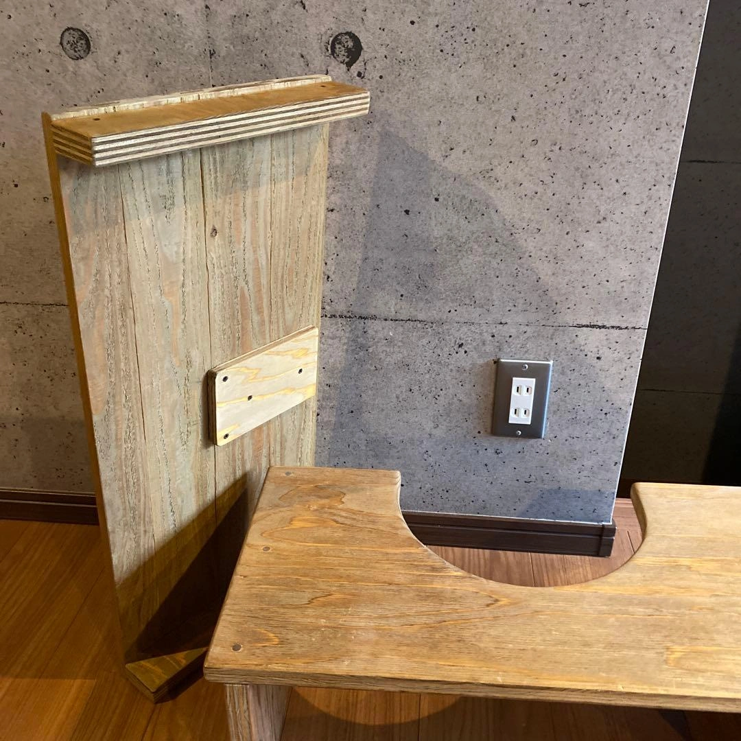 職人オーダー 2way 補助便座 小机.踏み台 介護用補助 トイレトレーニングの写真10枚目