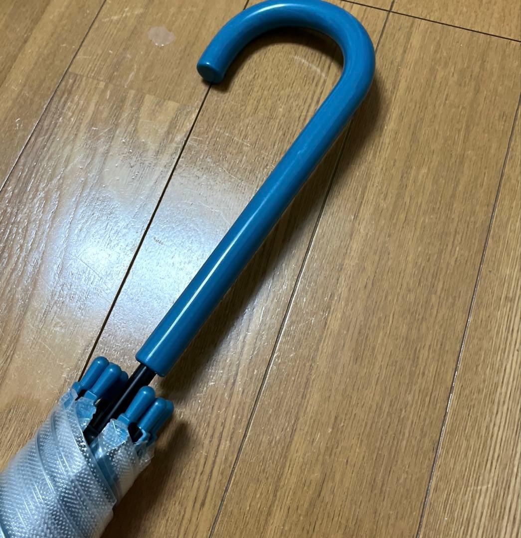 ちいかわ　長傘　グレイッシュブルー　親骨　60cmの写真3枚目