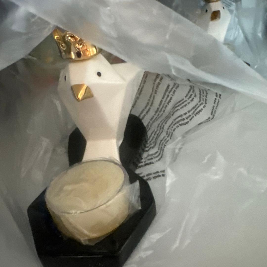 米国舶来品 オリガミバードプリンスキャンドルホルダー 置物 キャンドル台 箱なしの写真4枚目
