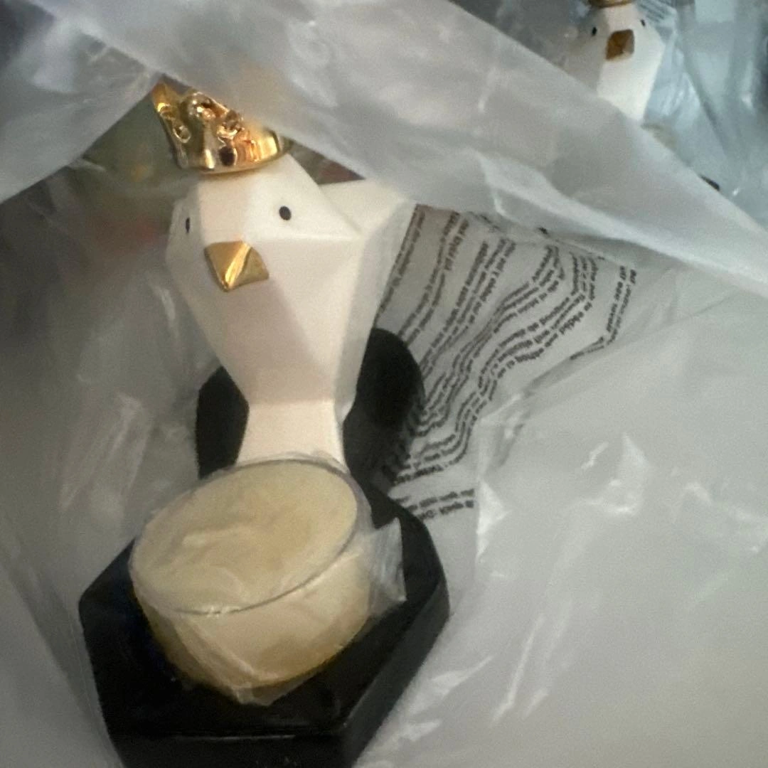 米国舶来品 オリガミバードプリンスキャンドルホルダー 置物 キャンドル台 箱なしの写真4枚目