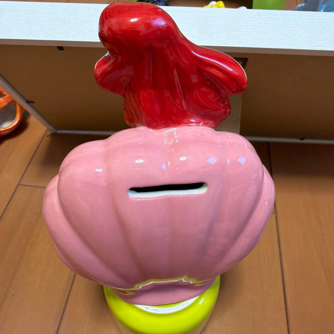 Disney アリエル 陶器製 貯金箱の写真2枚目