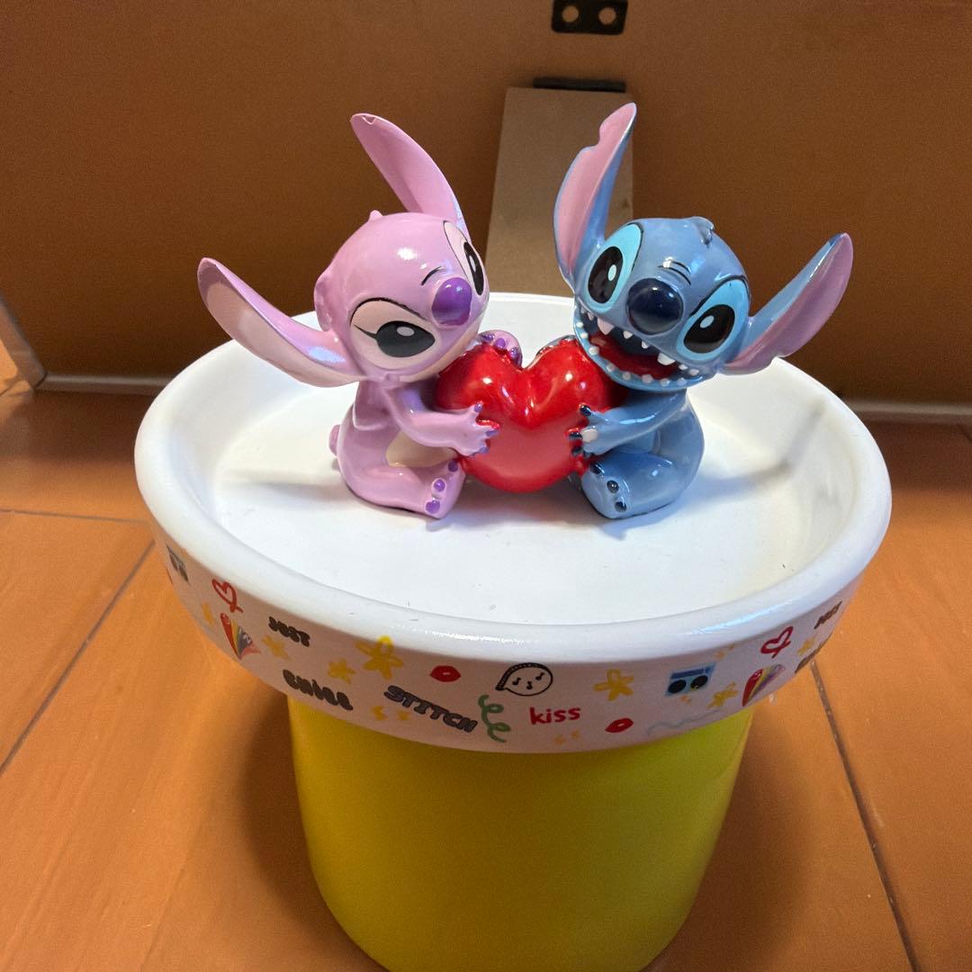 Disney スティッチ＆エンジェル 小物入れ