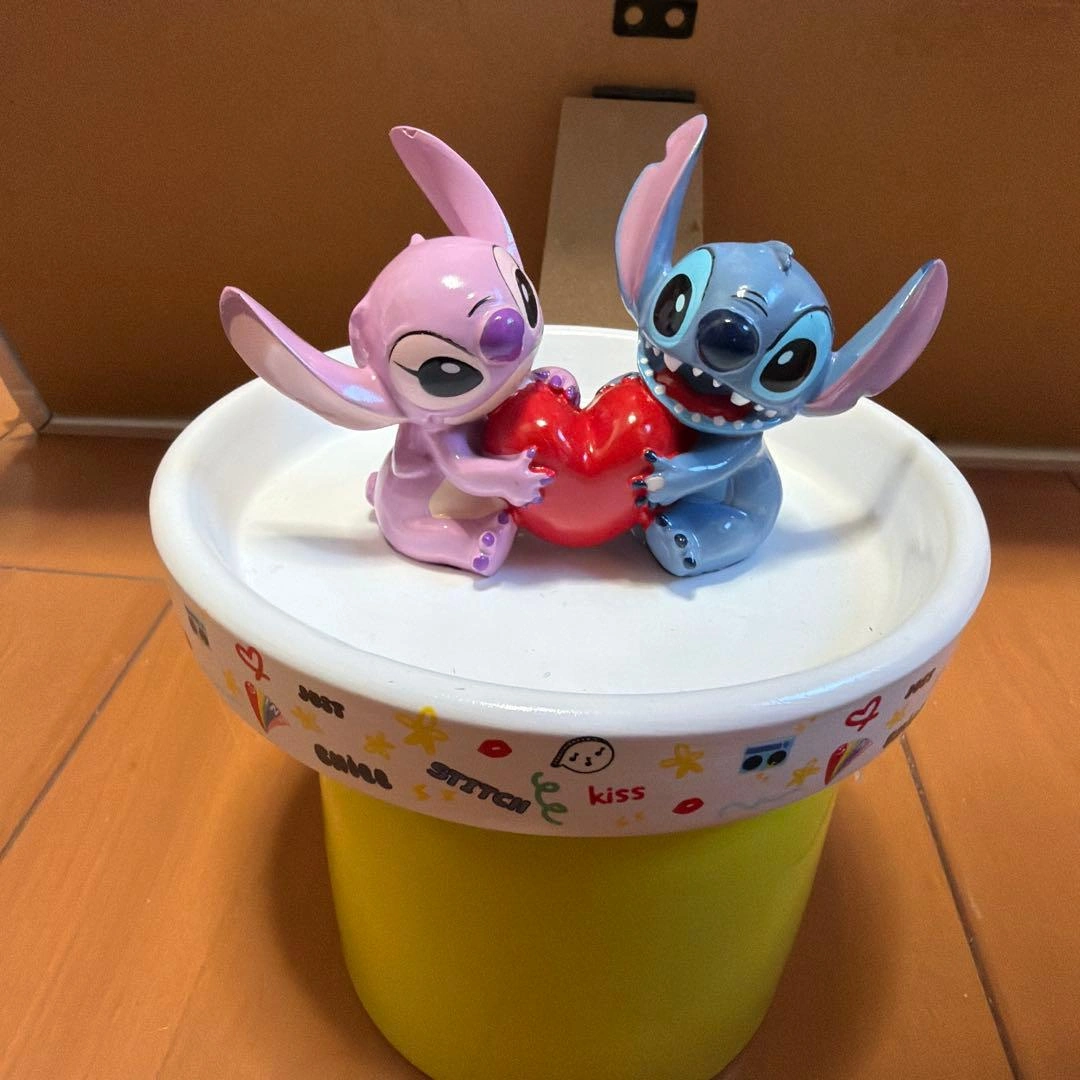 Disney スティッチ&エンジェル 小物入れ