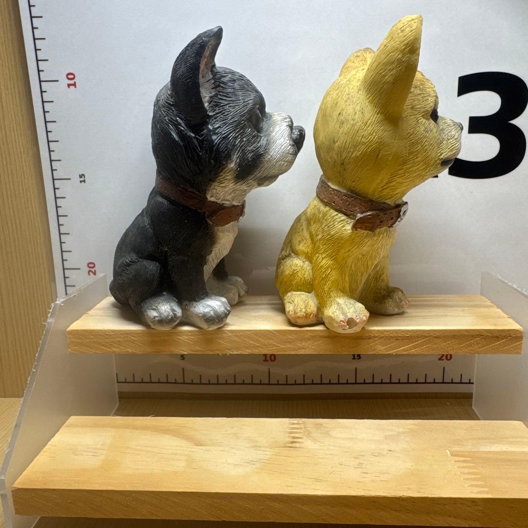 犬 置物 フィギュア ミニチュア 2個セット ガーデニング雑貨の写真4枚目