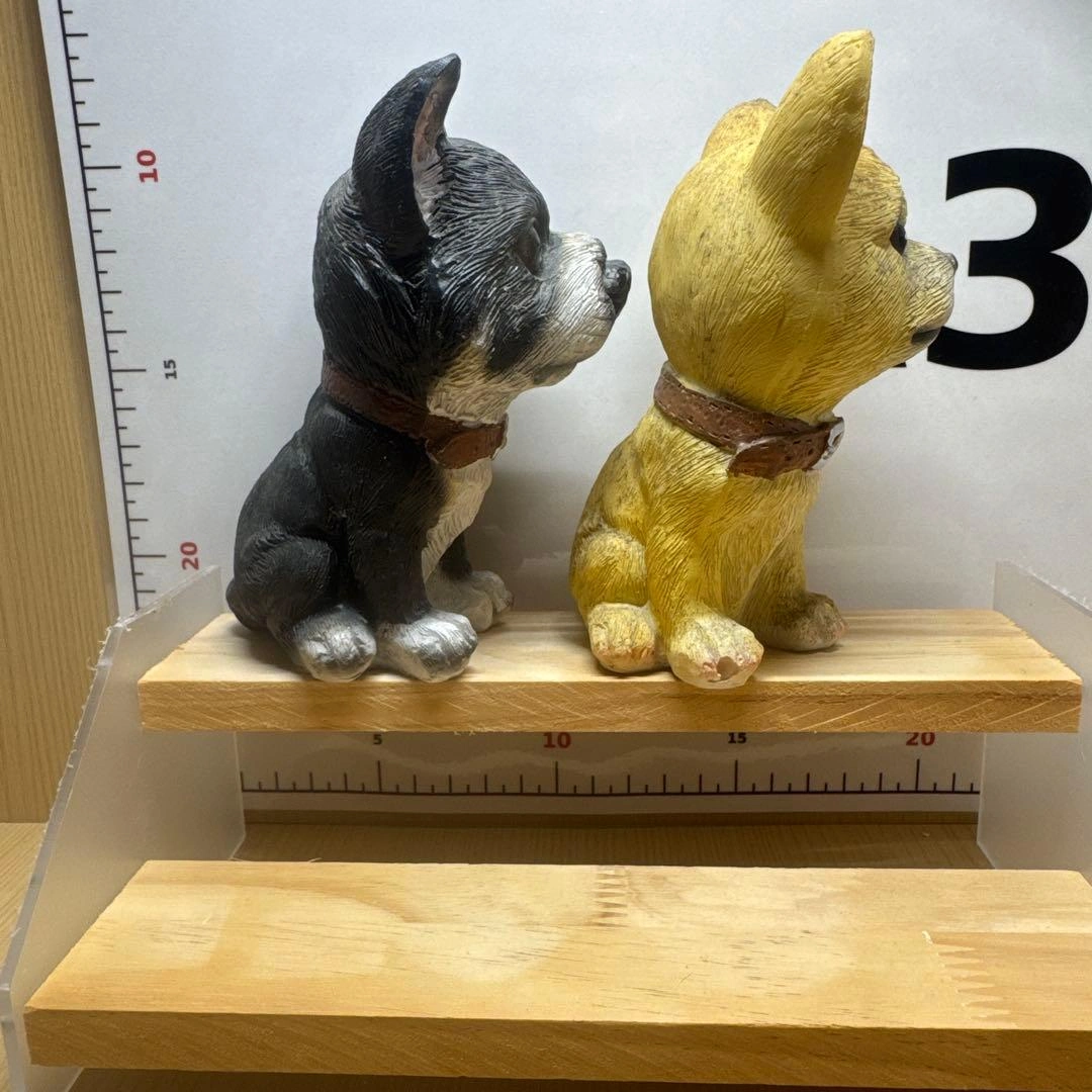 犬 置物 フィギュア ミニチュア 2個セット ガーデニング雑貨の写真4枚目