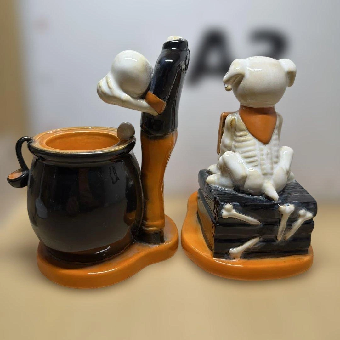Yankee Candle 【ハロウィン 】陶器製オブジェ 2点セット舶来品の写真2枚目