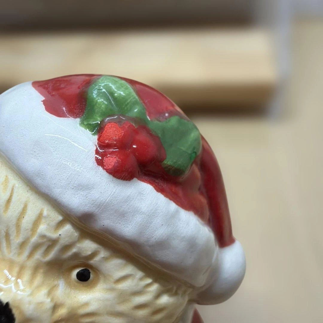 【クリスマス 】ベア ソルト&ペッパー 陶器製 2点セット 訳有の写真3枚目